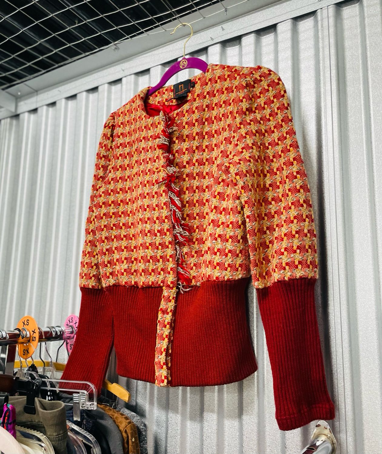 Vintage Red/Tan Blazer-Large