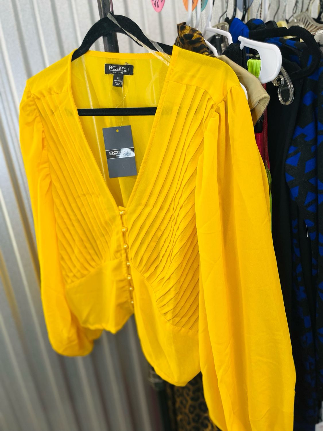 Yellow Top- NWT-2X