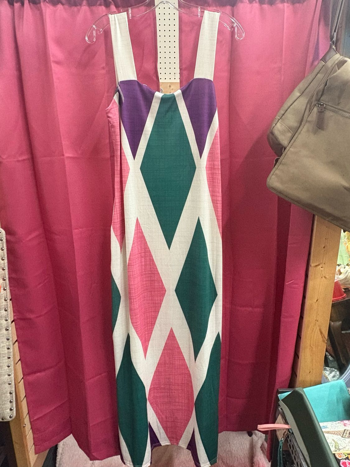 Multi Color Maxi Dress- NWOT-Large