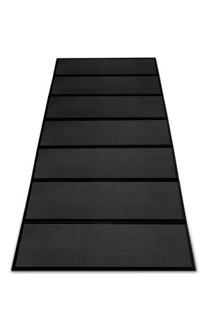 3" x 10" Black Matte Tile with Beveled Edge