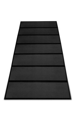 3" x 10" Black Matte Tile with Beveled Edge