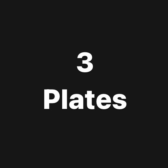 3 Colonized Plates