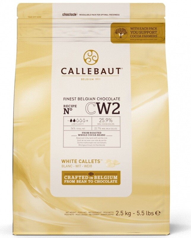 Шоколад Callebaut ,на мальтитоле белый