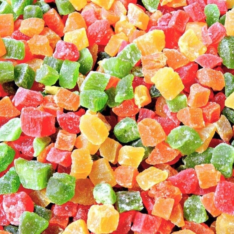 Папайя цукаты кубики 8-10 мм микс. Ананас цукаты кубик. Цукаты мелкие. Озон цукаты. Цукаты ананас.