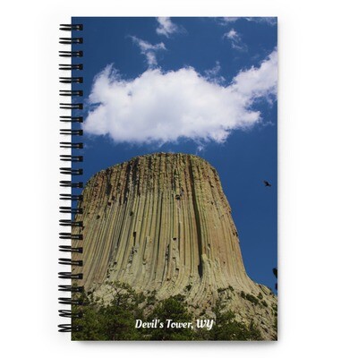Devil's Tower Spiral notebook