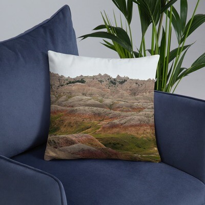 Beauty of the Badlands Soft Decorator Pillow