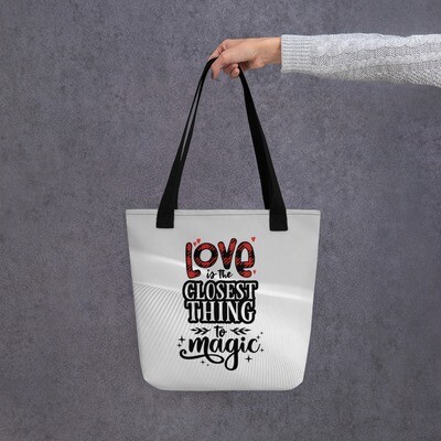 Love is the Closest Thing to Magic Tote bag