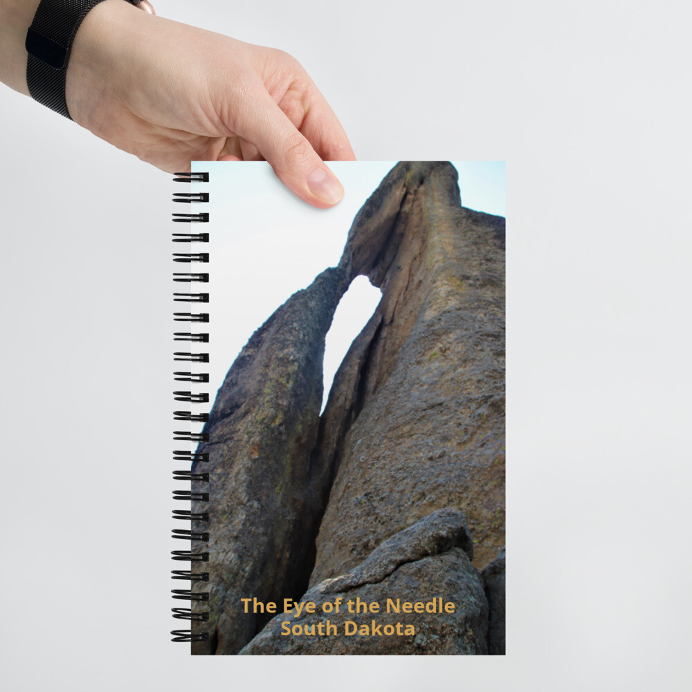 The Eye of the Needle South Dakota Spiral notebook