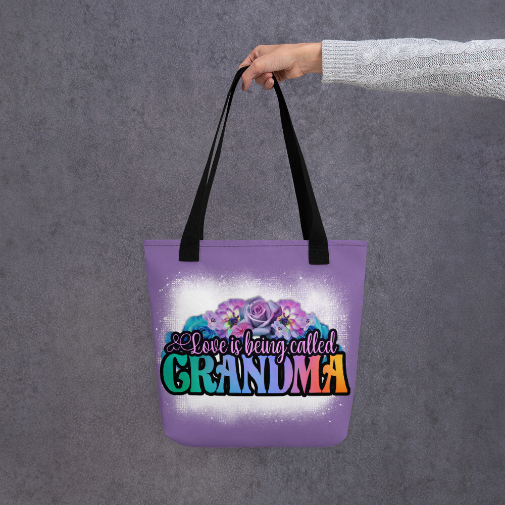 Love is Being Called Grandma tote bag