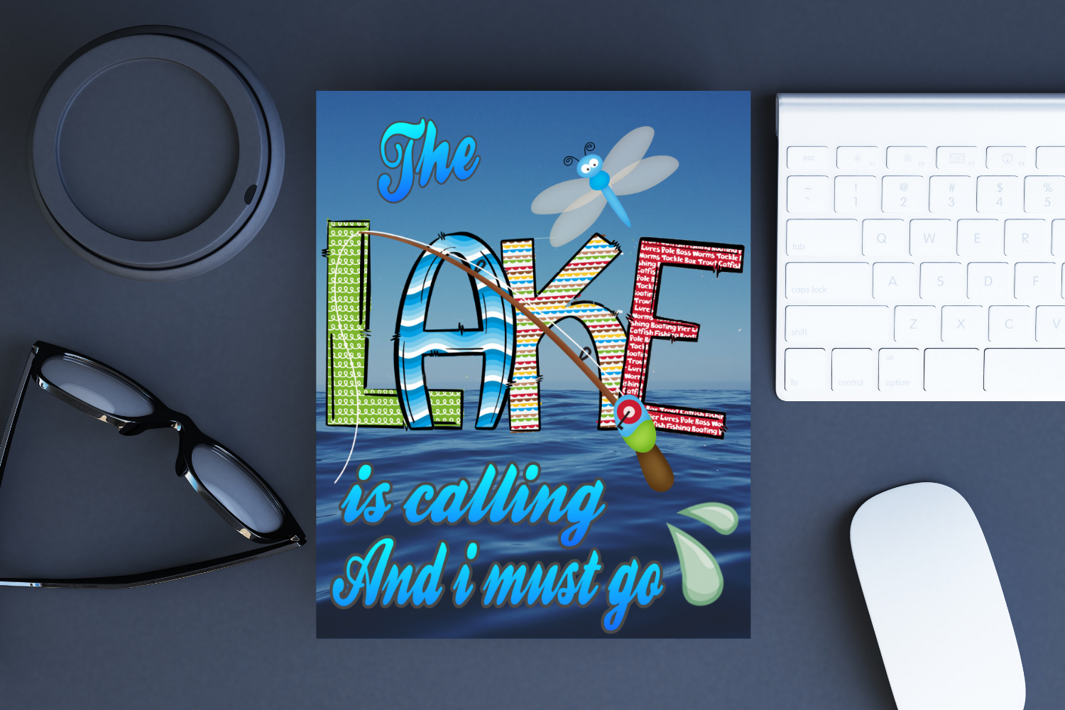 The Lake is Calling and I Must Go Mouse Pad