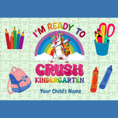 I'm Ready to CRUSH Kindergarten Puzzle