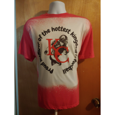 Hottest Kingdom in Football bleached T-shirt