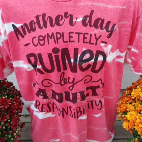Another Day Ruined bleached T-shirt