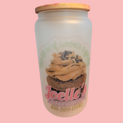 Joelle's 16oz Frosted Glass Tumbler