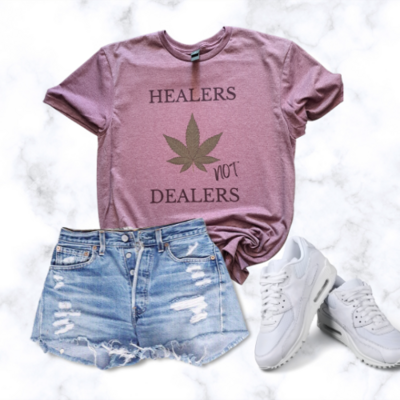 Healers not Dealers T-shirt
