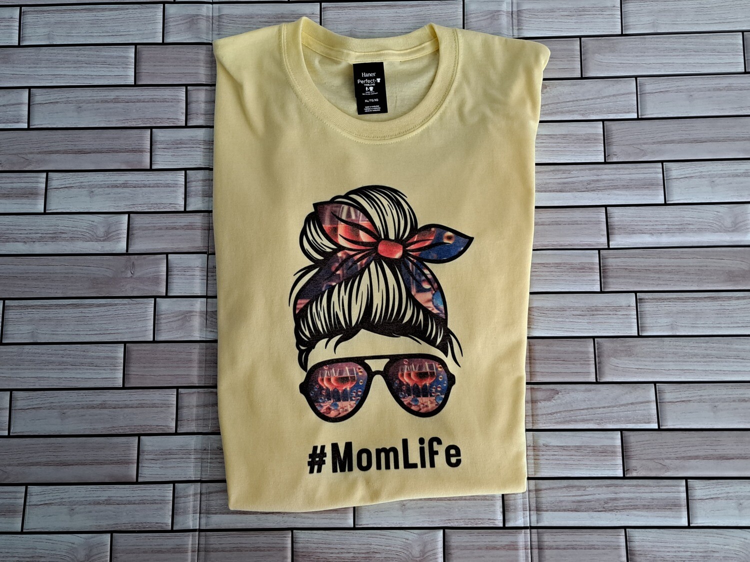 Mom Life Messy Bun T-shirt