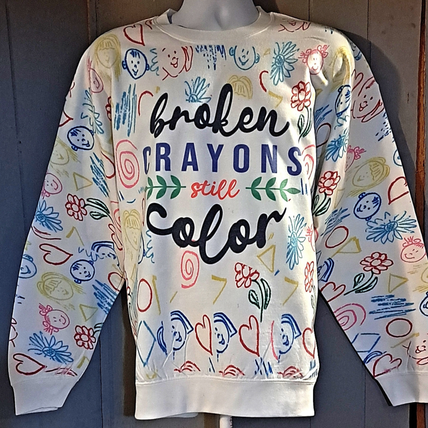 Broken Crayons Sweatshirt