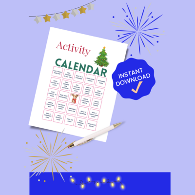 Activity Calendar Christmas