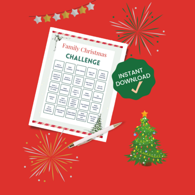 Family Christmas Challenge - PDF printable