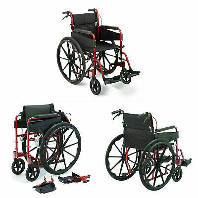 DAYS ESCAPE LITE SELF-PROPELLED WHEELCHAIR RUBY RED 16"