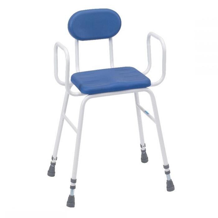 Deluxe Perching/Kitchen/Showerstool - adj Height