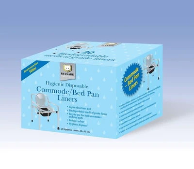 COMMODE LINER - PACK OF 20