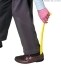 Plastic shoehorn with hook