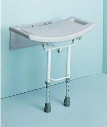 Wall Mounted Shower Seat With Legs