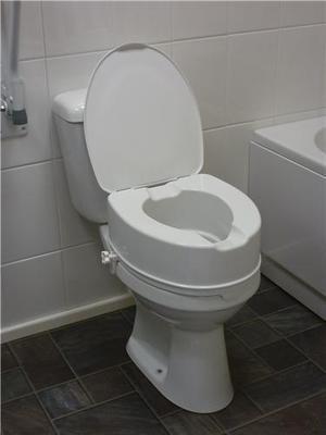 Raised Toilet Seat With Lid 6