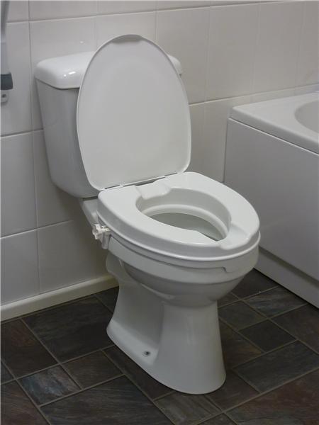 Raised Toilet Seat With Lid  - 2"