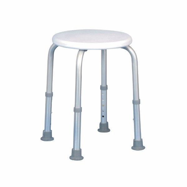 Aluminium round Shower Stool -small