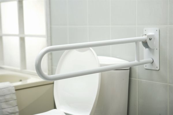 Double bar drop down grab rail Double bar drop down grab rail