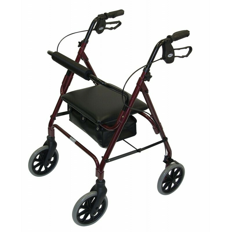 Days Lightweight Rollator Red