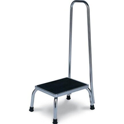 FOOTSTOOL WITH HANDRAIL