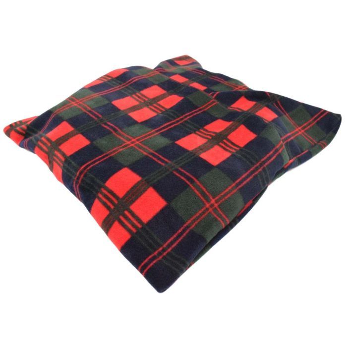 Harley Ring Cushion Cover (Red Check Tartan)