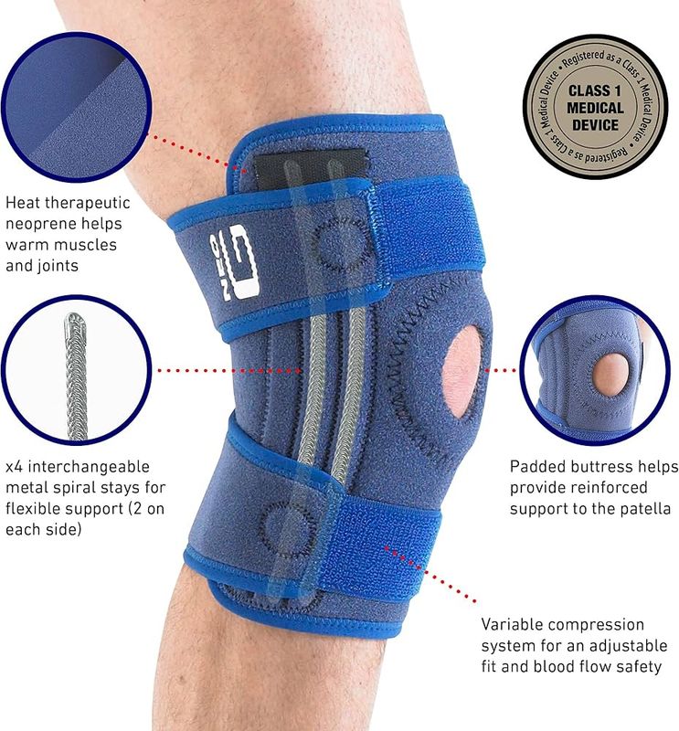 Neo G Stabilized Open Knee Support With Patella Neo G Stabilized Open Knee Support With Patella