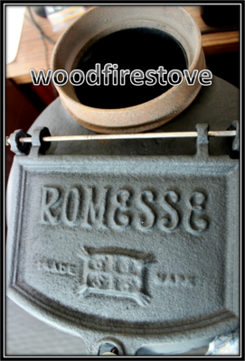 Reconditioned Romesse Original Cast Iron PATIO Wood Fired Stove