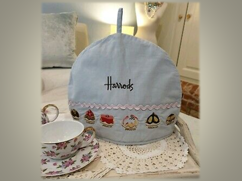 Harrods Tea Cosy - Classic Cup Cakes Embroidered
