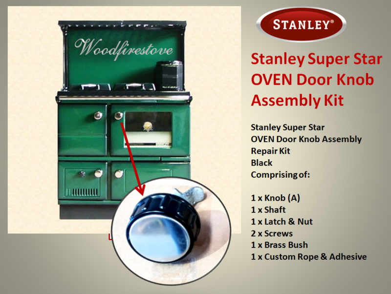 Stanley Super Star MK2 OVEN Door Knob Assembly Kit - Free Shipping Australia Wide