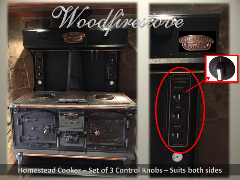 HOMESTEAD COOKER Control Knobs (Set of 3) to suit models WE1 & WE2