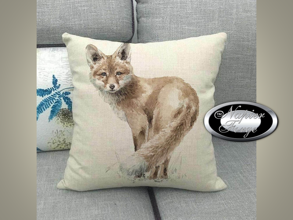 Farmhouse Cotton Linen Blend Cushion Cover 45cm x 45cm - Design Fox Classic