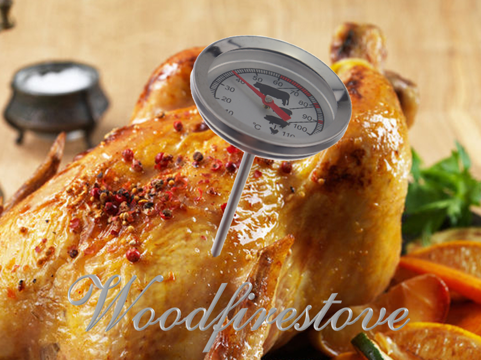 LARGE Meat Cooking Thermometer Temperature Gauge - Stainless Steel