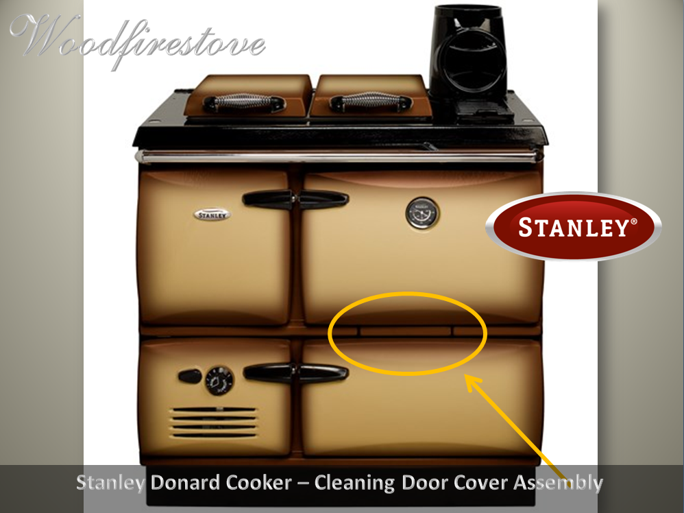 STANLEY DONARD Cleaning Door Cover Cast Iron BROWN Enamel - Assembly