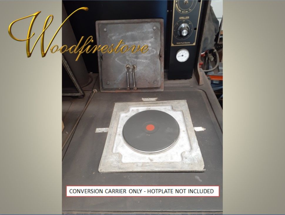 HOMESTEAD COOKER - Cast Iron CARRIER FOR ORIGINAL SQUARE HOTPLATE TO ROUND HOTPLATE Conversion - to suit Models WE1 & WE2