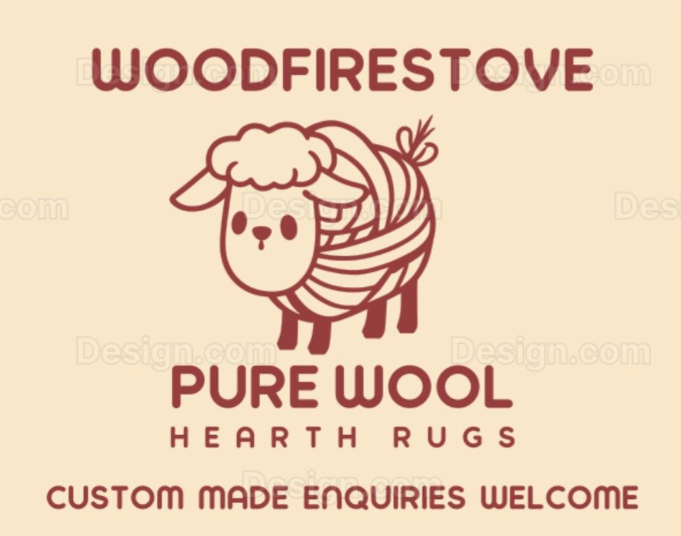 Pure Wool FIREPLACE HEARTH RUG - CUSTOM MADE TO YOUR MEASUREMENT from ...
