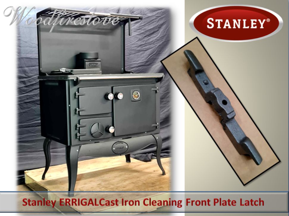 STANLEY ERRIGAL Cast Iron CLEANING FRONT PLATE LATCH