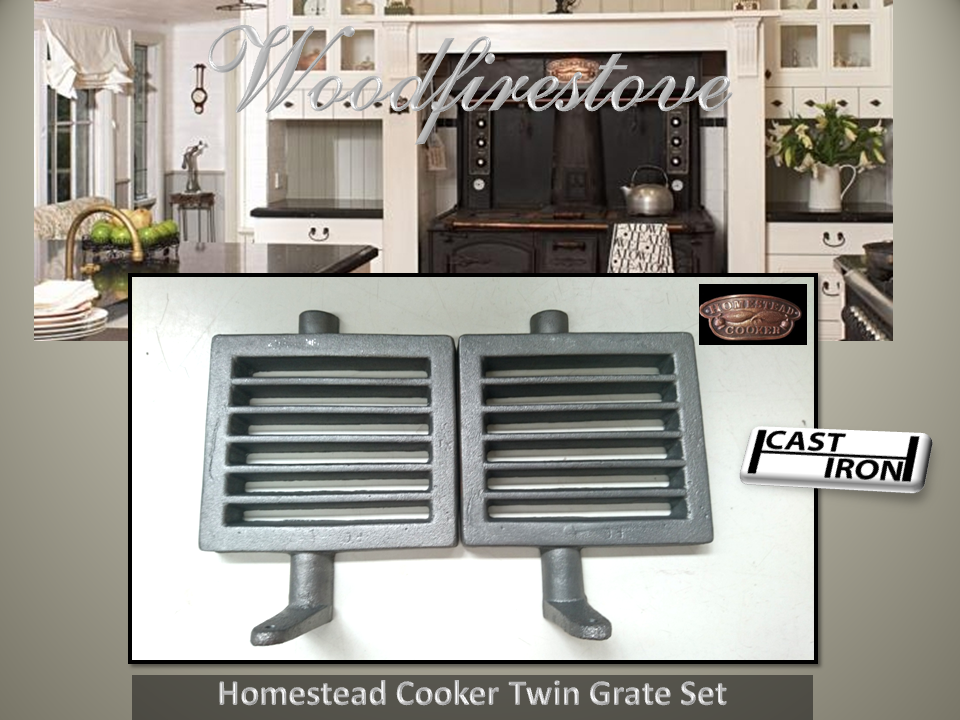 HOMESTEAD COOKER GRATE SET (TWIN) CAST IRON to suit models WE1 & WE2