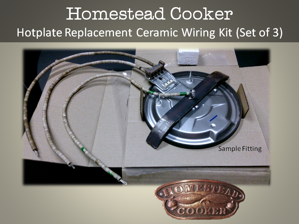 HOMESTEAD COOKER Hotplate Ceramic Wiring Kit - Image 2