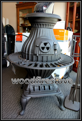 Reconditioned Mont Eltham Original 'Colonial' Single Fire Pot Belly Stove