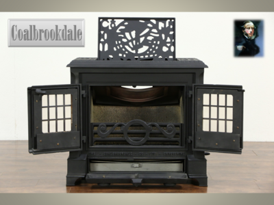 Coalbrookdale Darby Baffle Plate Frame - Throat Plate - Cast Iron